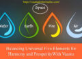 Five elements to Balance Vaastu